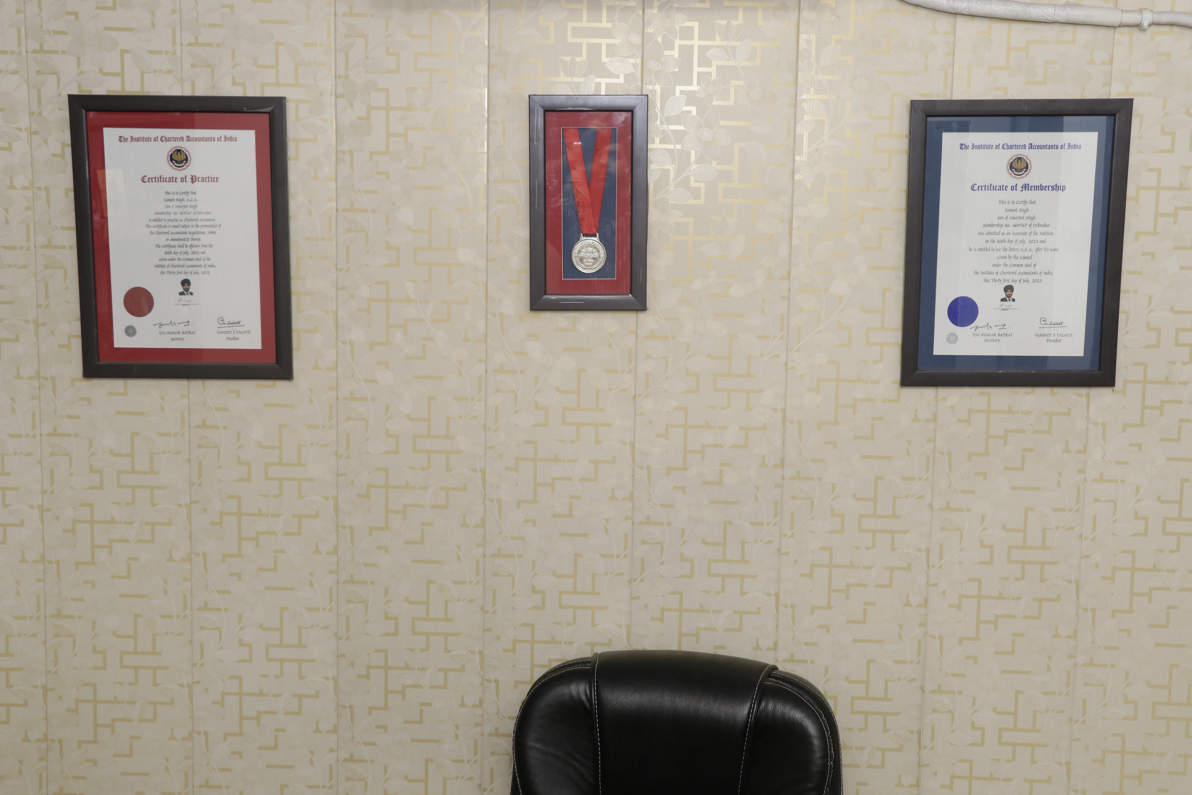 Jasmeet Singh Certificates